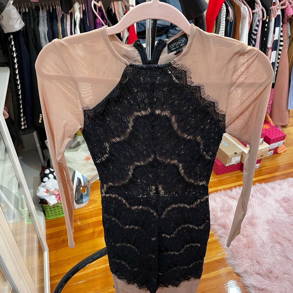 Topshop lace dress